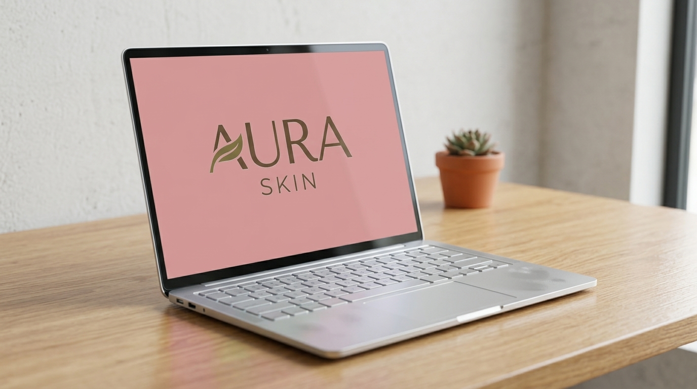 Aura Laptop Mockup